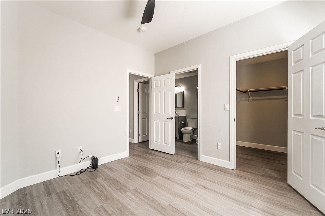 Bedroom closet and hallway