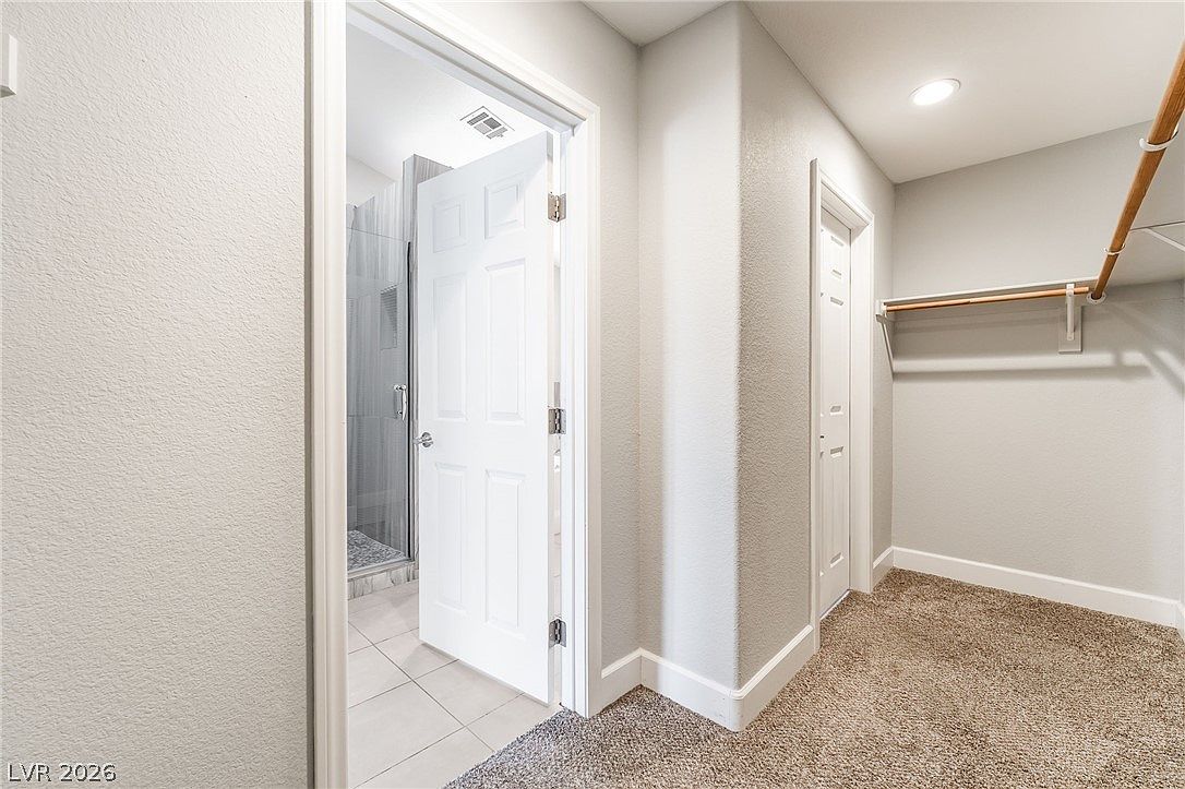 Hallway to the primary suite